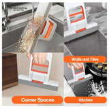 WiperPro™ Mini Self-Wringing Mop – Wet & Dry Cleaning Squeegee