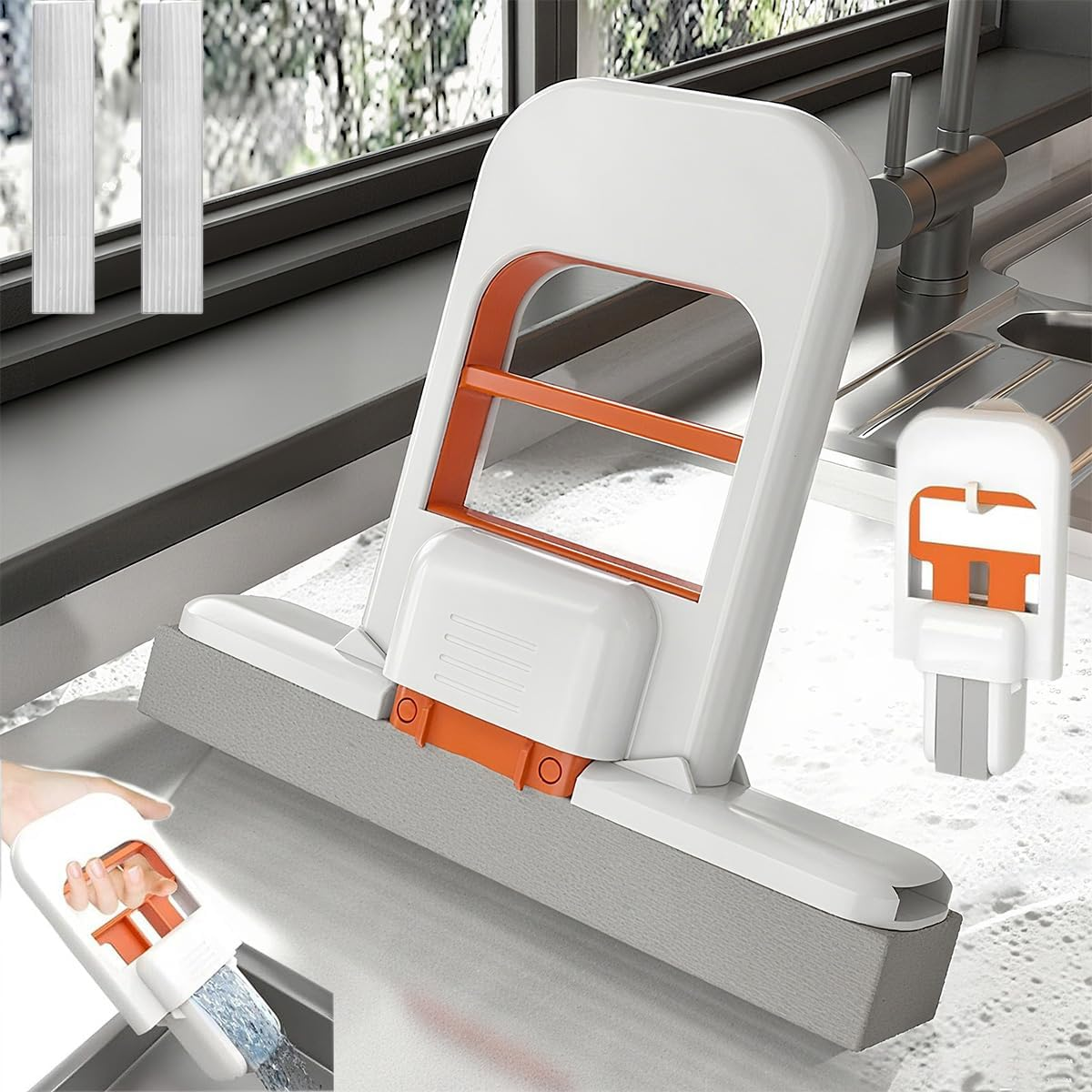 WipePro Mini Foldable Desktop Mop